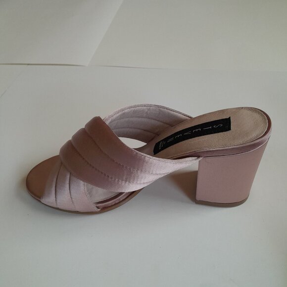 Steven by Steve Madden Zada Satin Mule Size 7 Color Brown - Picture 2 of 14